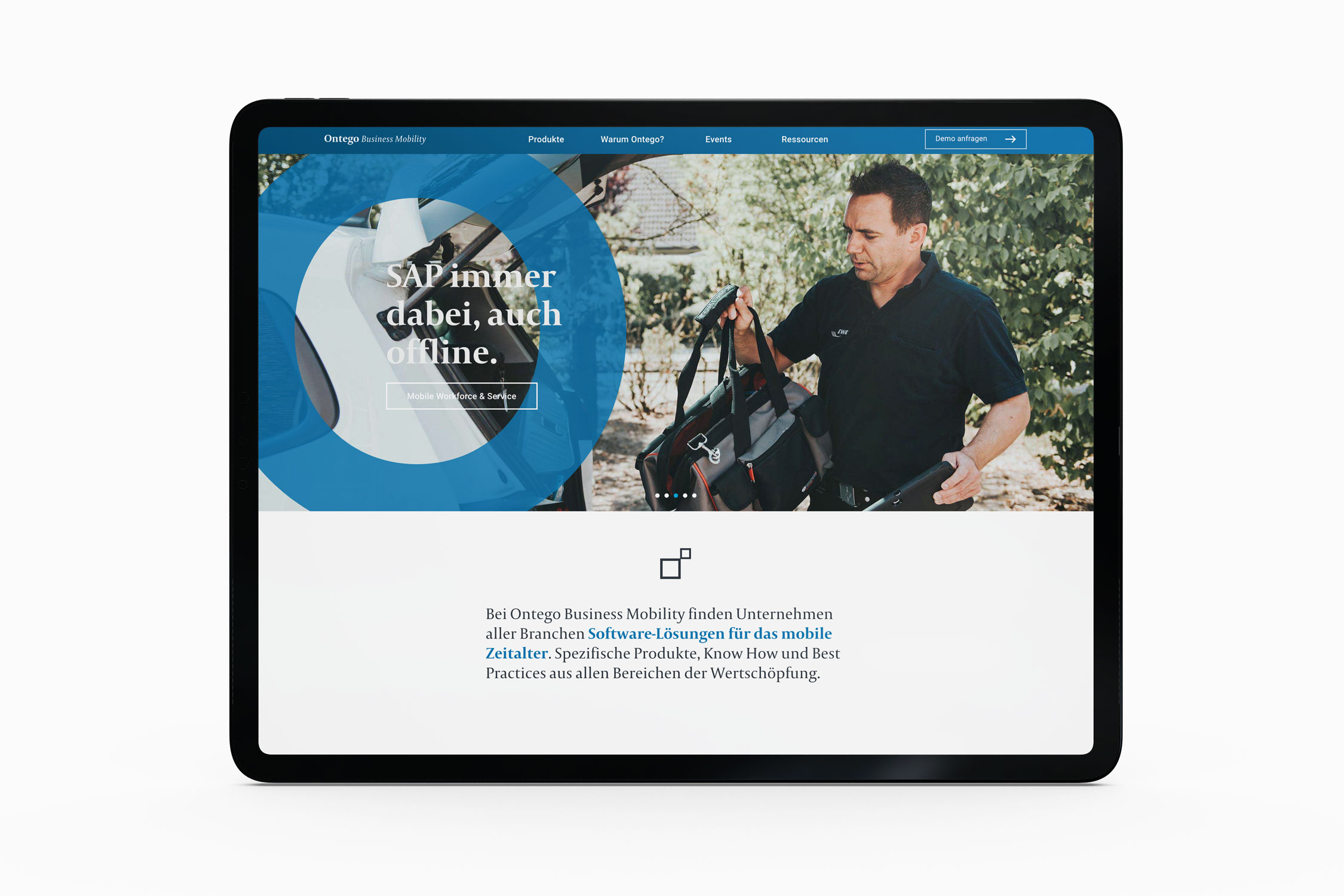 Software Product Website Project